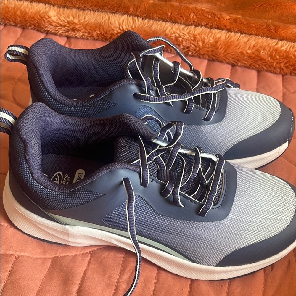 Navy Blue Athletic Shoes